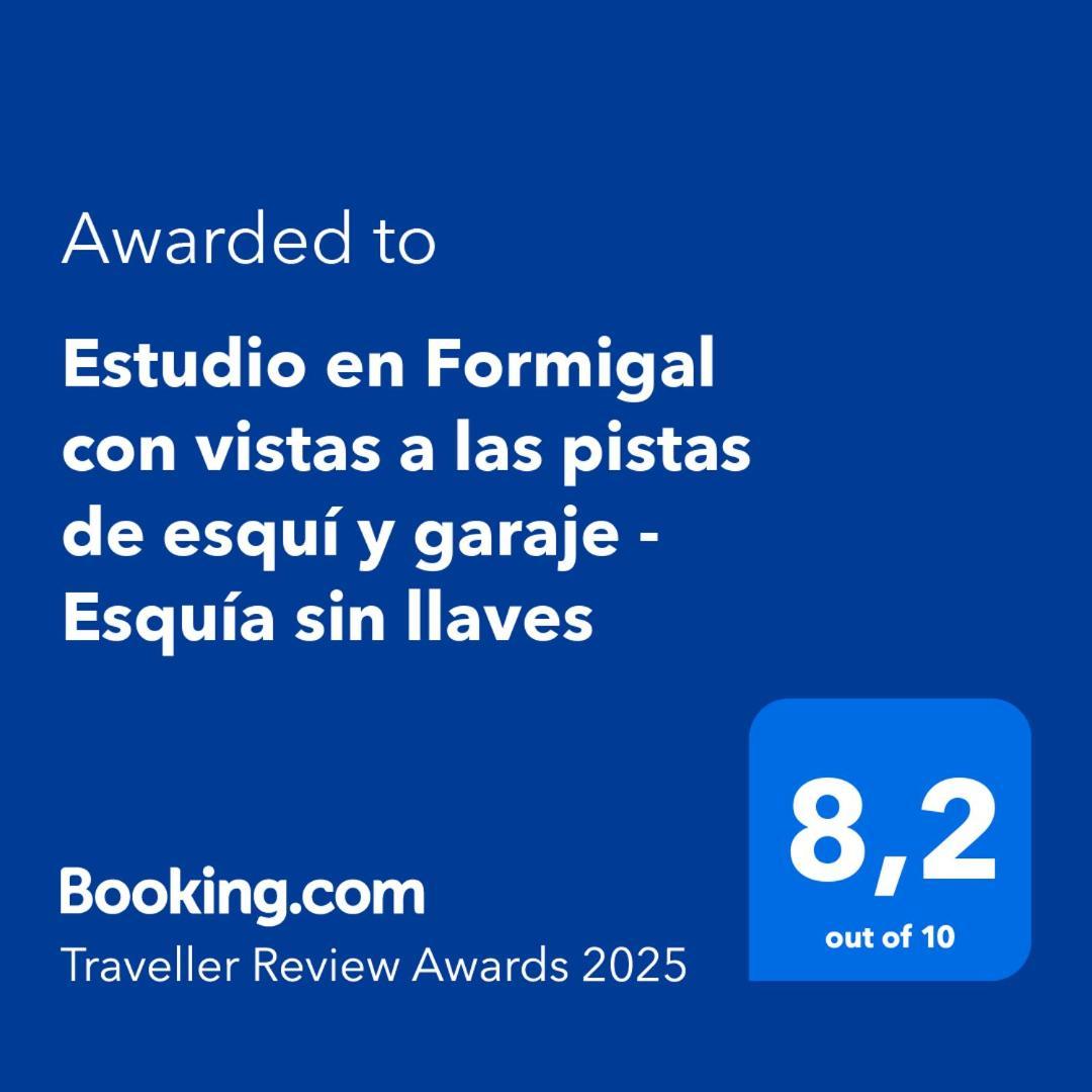 Estudio En Formigal Con Vistas A Las Pistas De Esqui Y Garaje - Esquia Sin Llaves 外观 照片